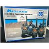 Image 1 : Lot of 1 Midland GMRS Two-Way Radios/Walkie Talkies