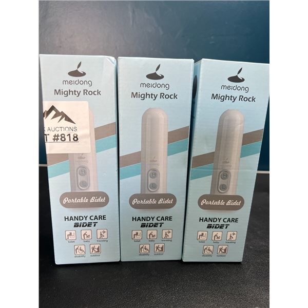 Lot of 3 Mighty Rock Portable Bidets