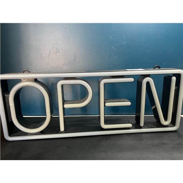 Lot of 1 "OPEN" Sign (*Used)