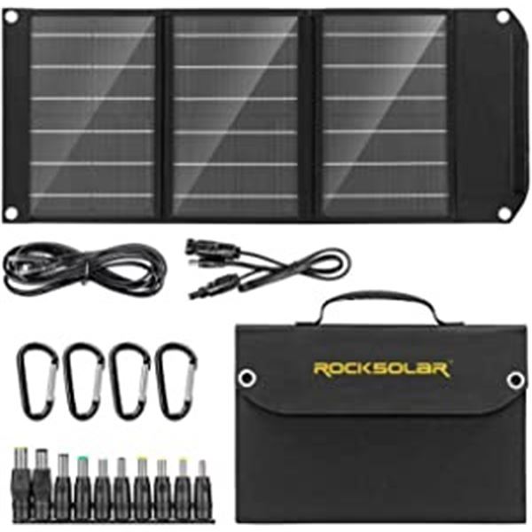 Lot of 1 RockSolar 30-Watt Foldable Solar Charger