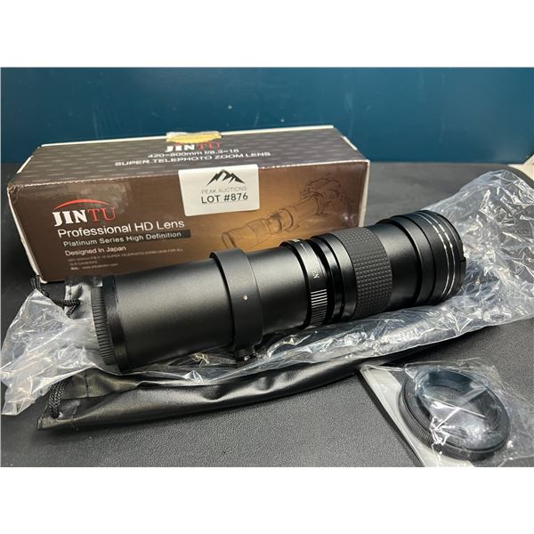 Lot of 1 Professional Super Telephoto Zoom HD Camera Lens