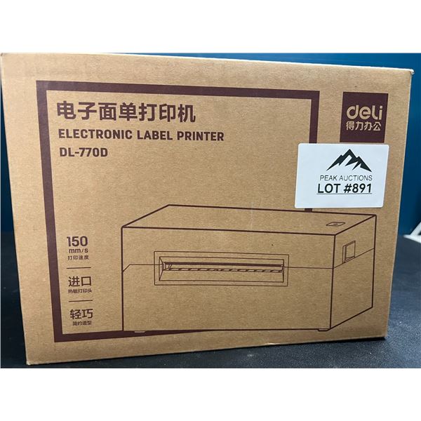 Lot of 1 Electronic Label Printer