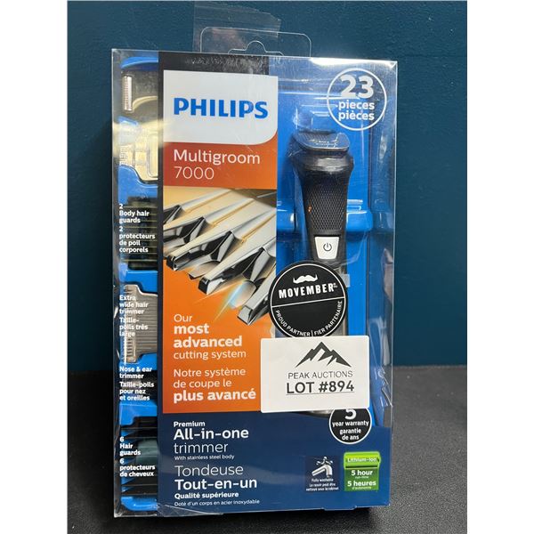 Lot of 1 Philips Multigroom 7000 All-In-One Trimmer