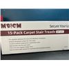 Image 2 : Lot of Carpet Stair Treads - 15 pack - 30inch x 8inch