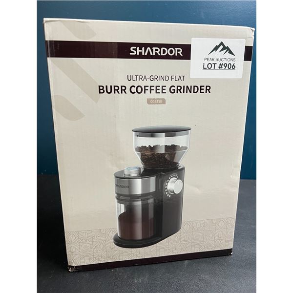 Lot of 1 Shardor Ultra-Grind Flat Burr Coffee Grinder