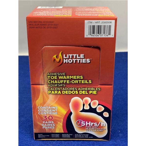 Little Hotties Adhesive Toe Warmers (30prs)
