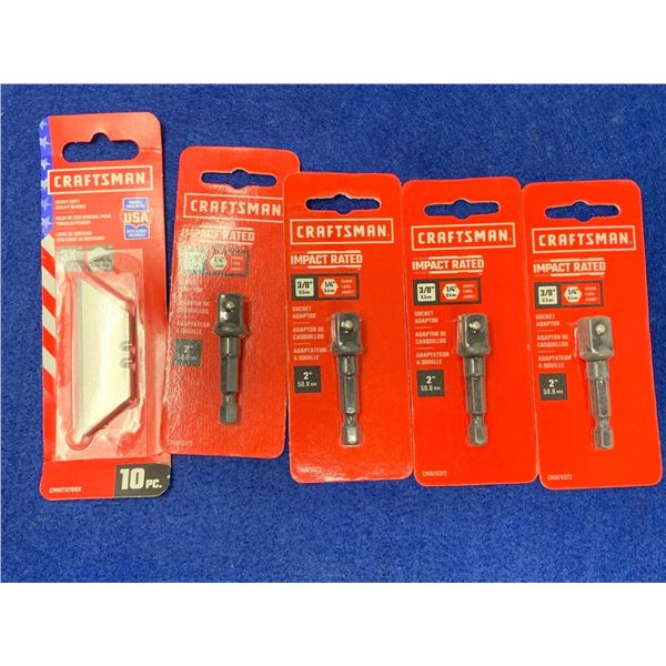 Craftsman Heavy Duty Utility Blades and 2in Socket Adaptors