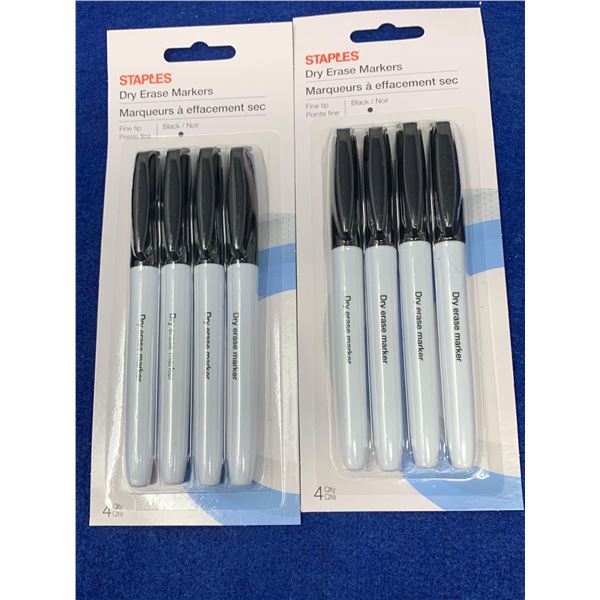 Staples Dry Erase Markers (4 x 2)