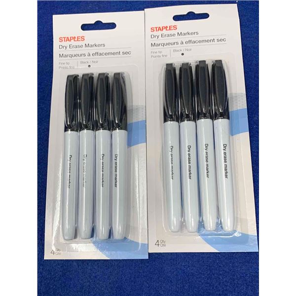 Staples Dry Erase Markers (4 x 2)