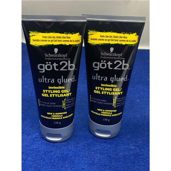 Schwarzkopf Got2b Invincible Styling Gel (2 x 170g)