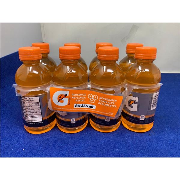 Gatorade Orange Electrolyte Hydrating Beverage (8 x 355ml)