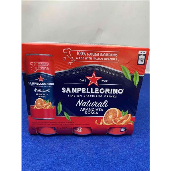 Sanpellegrino Italian Sparkling Drink- Orange and Blood Orange (6 x 330ml)