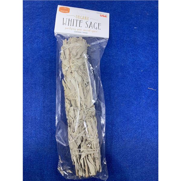Organic White Sage (1 wand)
