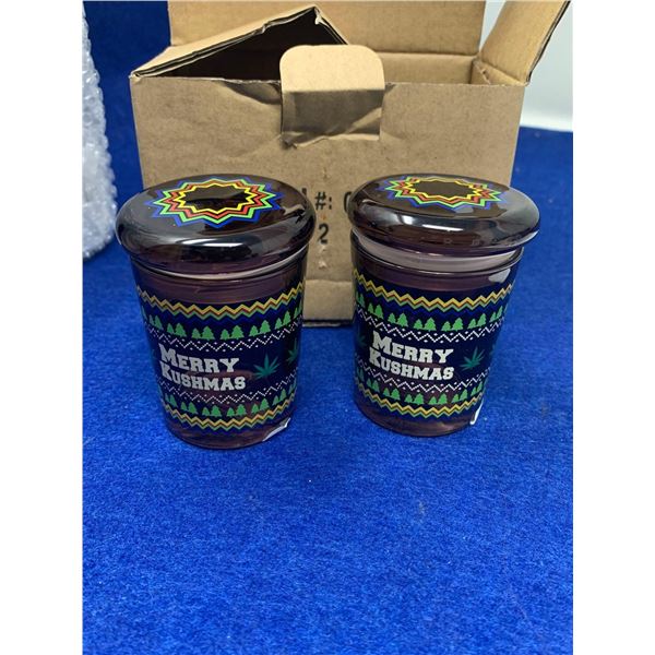 Merry Kushmas Stash Containers (2ct)