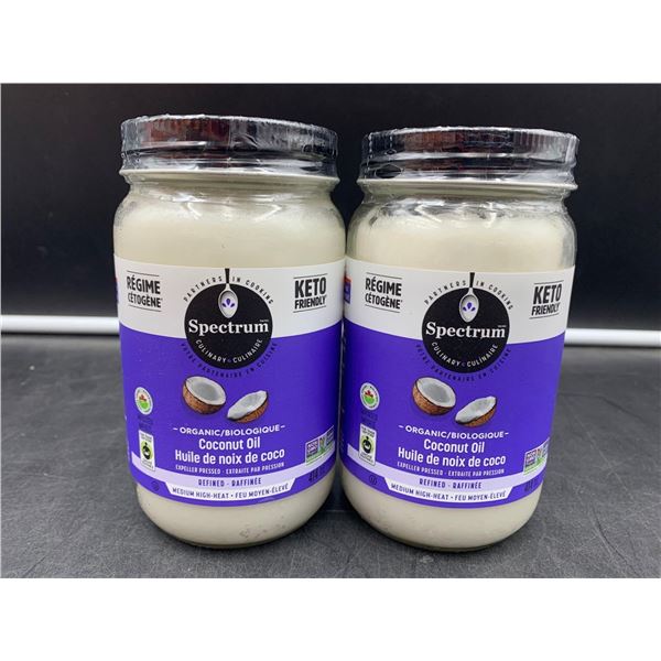 Spectrum Organic Refined Coconut Oil (2 x 414ml0