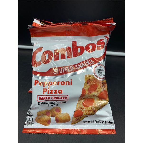 Combo's Stuffed Snacks Pepperoni Pizza Baked Crackers (4 x 178.6g)