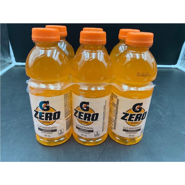 G Zero Gatorade- Orange (6 x 591ml)