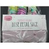Image 2 : Premium Organic Rose Petal Sage (6 wands)