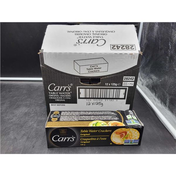Carrs Table Water Crackers-Original (12 x 125g)