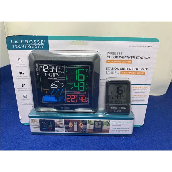 Wireless Color Weather Station with Bonus Station