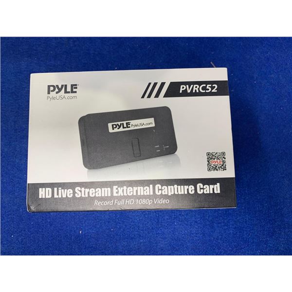 Pyle HD Live Stream External Capture Card- PVRC52