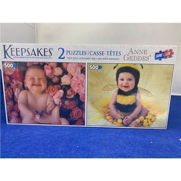 Keepsakes Anne Geddes Puzzles (2 x 500)