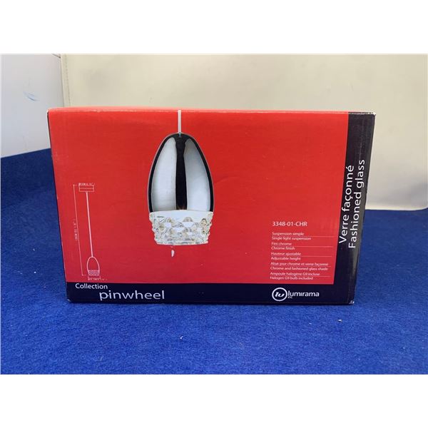 Collection Pinwheel Fashioned Glass Pendant Ceiling Lamp