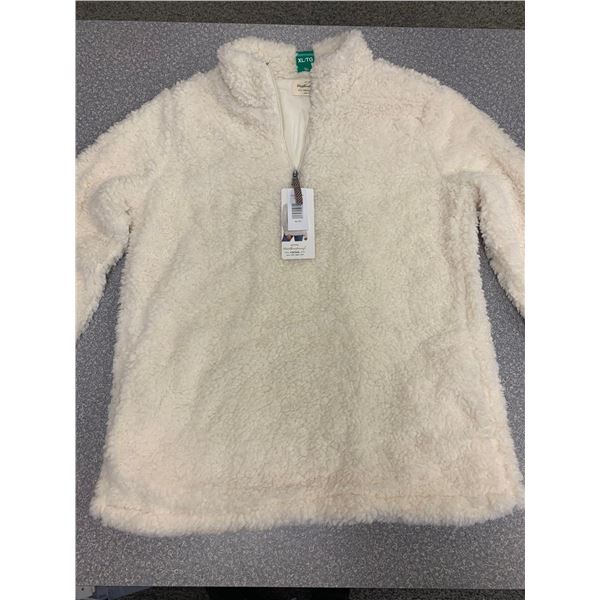 Original Weatherproof Vintage Ladies Plush Quarter Zip Size XL