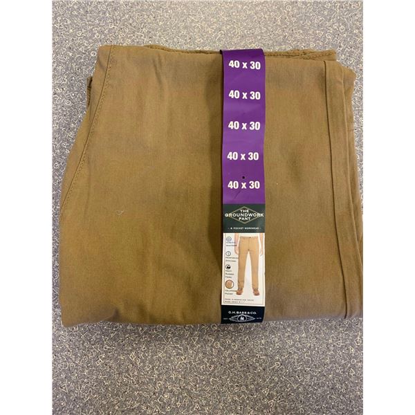 The Groundwork Pant Work Wear Pants Size 40 x 30