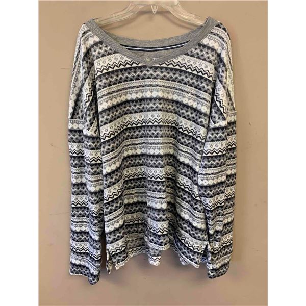 Nautica Ladies Pajama Top Size XL
