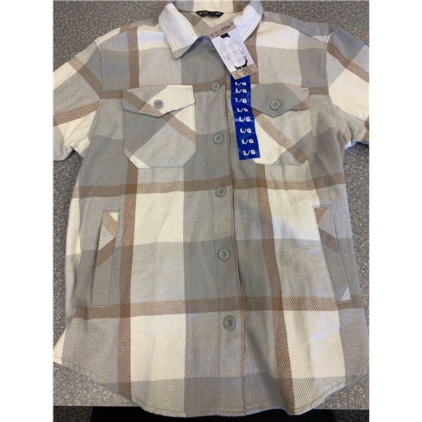 BC Clothing CO Ladies Button Up Size L
