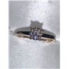 Image 3 : 14K Yellow Gold .44 Carat Solitaire Moissanite Engagement Ring Appraisal Certificate $800.00
