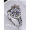 Image 2 : Bezel Set Band with 1.0 Carat Solitaire Engagement ring size 7