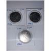 Image 1 : Lot of 3 Canadian .50 cent Coins 1984 J.Cartier, 1985 & 1986