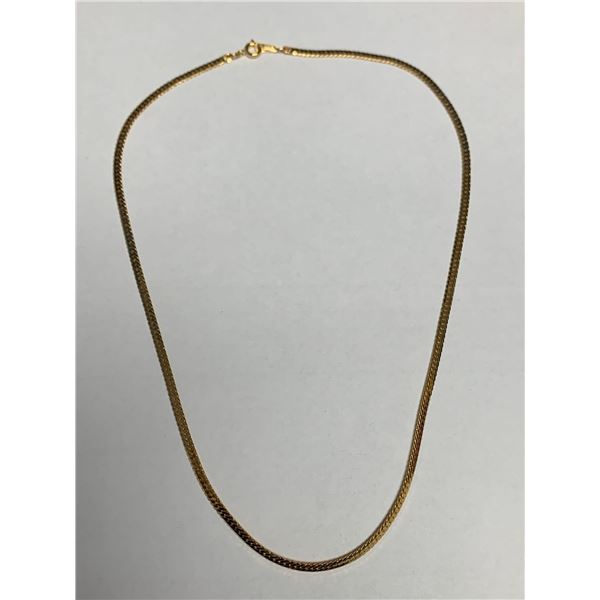 Herring Bone 14K GP , 20 Inch chain