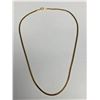 Image 1 : Herring Bone 14K GP , 20 Inch chain