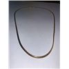 Image 3 : Herring Bone 14K GP , 20 Inch chain