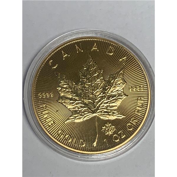 Canada 2015 .9999 Fine 1 OZ Gold Maple Leaf - COPY
