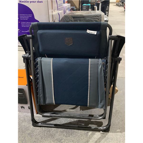 Timber Ridge Zero Gravity Lounge Chair with  side table