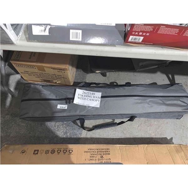 Folding hammock with Removable Canopy