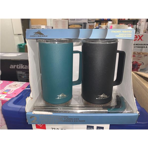 High Sierra Vacuum Insulated Stainless Steel Tumblers 2 x 473ml