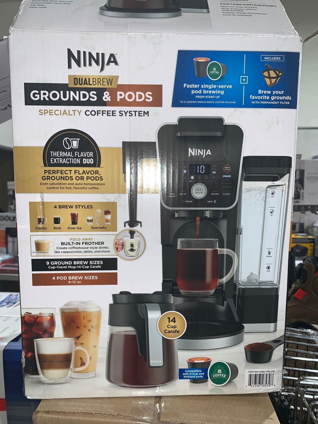 Ninja Dual Brew Grounds & Pods Specialty Coffee System
