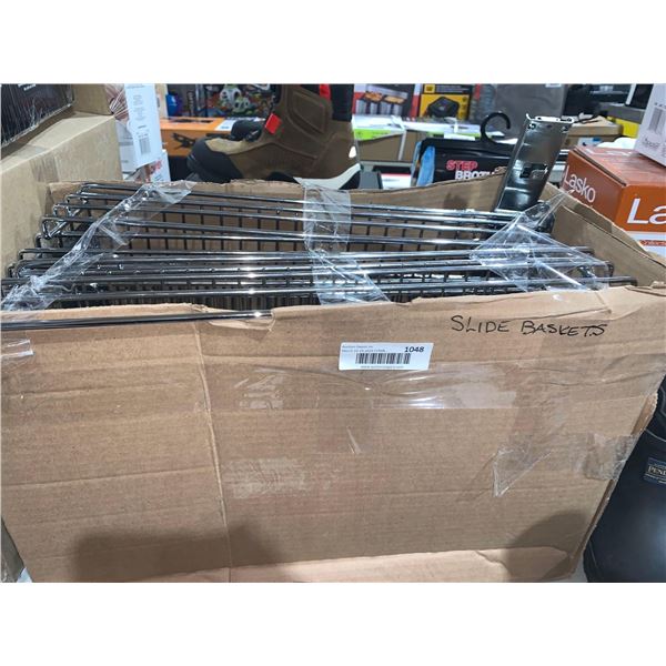 Lot of Wire Slide Basket Organizers AS IS