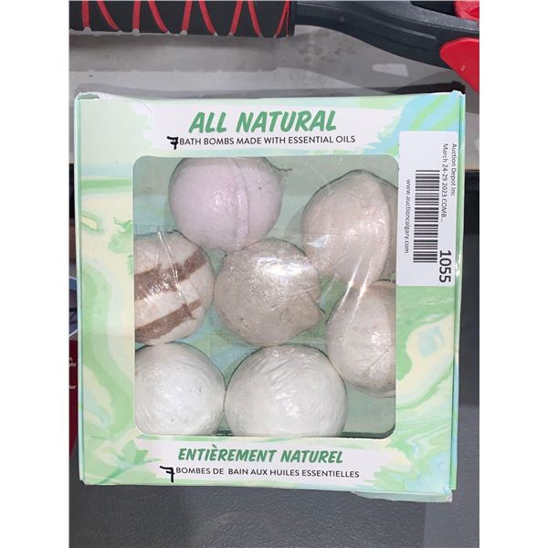 All Natural 7 Bath Bombs made with essential Oils