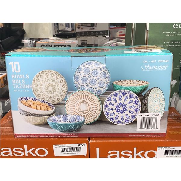 Signature Housewares Inc 10 Bowl Set