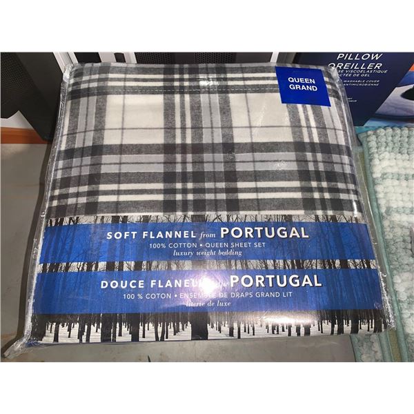 Soft Flannel From Portugal  Queen Sheet Set