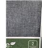 Image 3 : Ecologee Room Darkening Rod Pocket Back Tab Window Curtain Pair 52" x 84" Each Grey