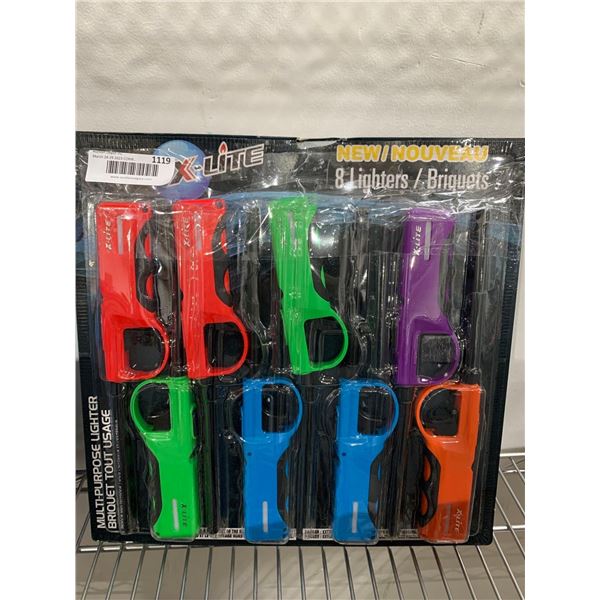 X-Lite 8pk of Multi-Purpose Lighters