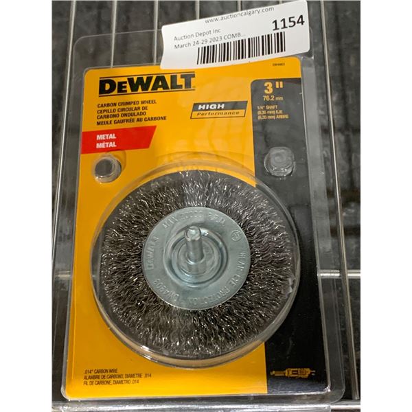 DeWalt 6' Carbon Cable Twist Wheel- Lot of 1