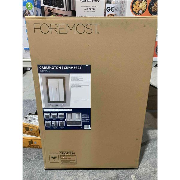 Foremost Carlington crnm2634 36" Mirror Walnut Finish